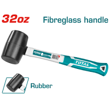 [THT763216] 32oz black maillet en caoutchouc