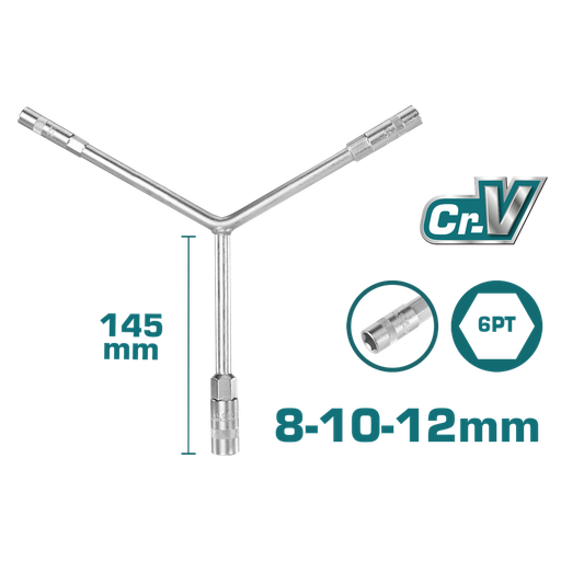 [THYSW081012] (8-10-12MM) Y-Type Socket Wrench