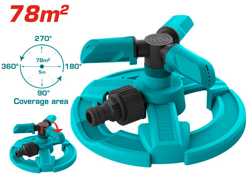 [THPS23602] Plastic 3 Arm Rotatory Sprinkler