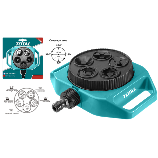 [THPS63022] 5-In-1 Plastic Turret sprinkler