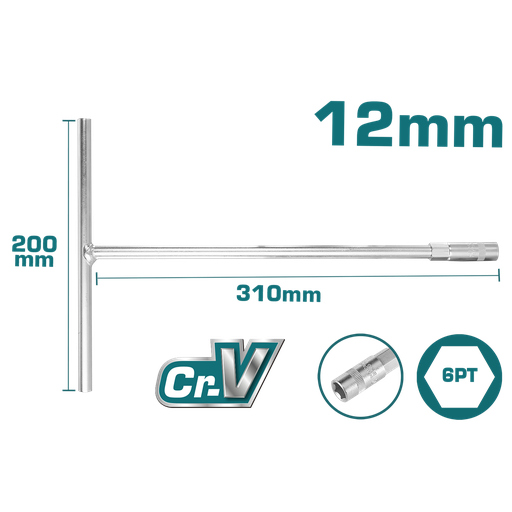 [THTSW1206] 12MM T-Handle socket wrench