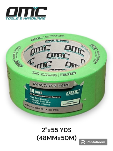 [OPT4850] 2"x55 YDS (48MMx50M) Green Painter's Tape