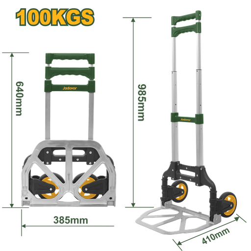 [JDWB8A10] Diable pliable de 220 lb