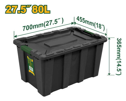 [JDTB3380] 27.5"X80L Plastic Storage Container