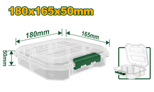 [JDTB8341] Transparent organizer (7"X6-1/2"X2")