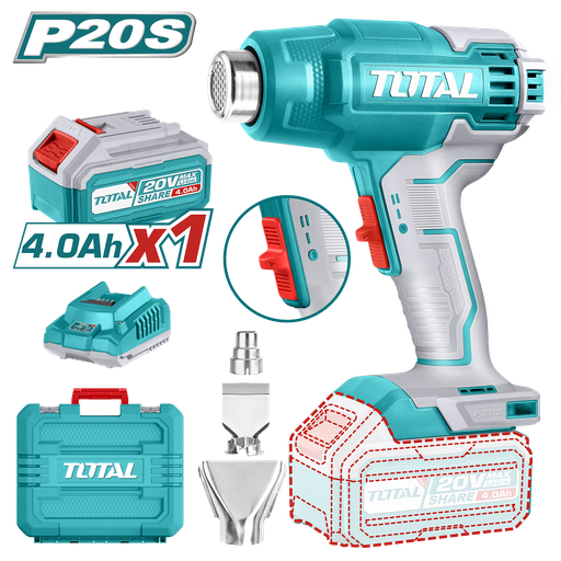 [TBLI20025] 20V Cordless Heat Gun (1 Battery+1Charger)