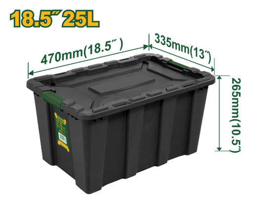 [JDTB3325] Conteneur de stockage en plastique 18.5" X25L