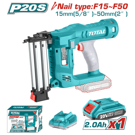 [TCBNLI2016] 20VX2" Cordless brad nailer kit (1Battery+1Charger)