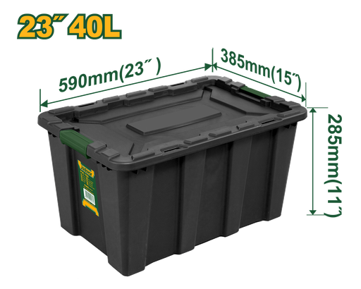 [JDTB3340] Conteneur de stockage en plastique 23" X40L