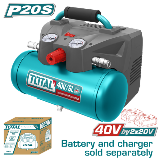 [TACLI2003] 40VX120psiX1.6 gallons Cordless air compressor (Tool Only)