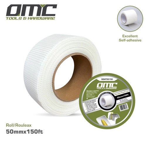 [ODMT50150] 2"(50mm)x150ft Self-adhesive fiberglass drywall tape