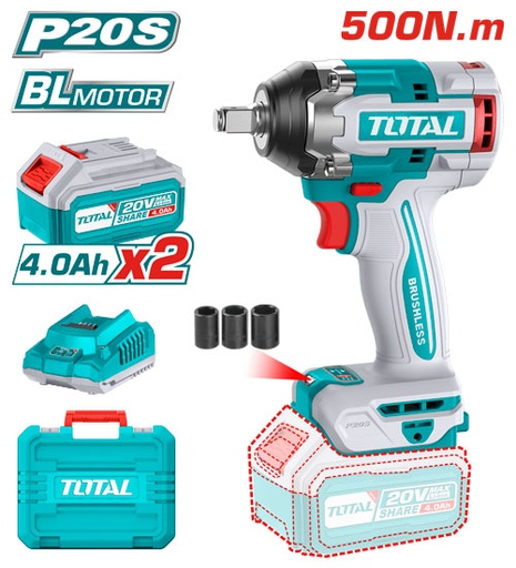 [UTIWLI2050] 20VX369ft-lbs Mid-Torque Cordless Impact Wrench Combo