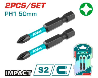 [TACIM71PH150] 2PCS PH1X2" Impact screwdriver bits set