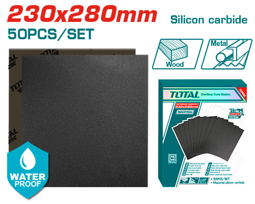 [TAC006016] 9"X11"XP60 50PCS Waterproof Sandpaper