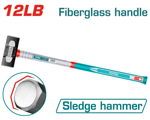 [THSM61598] 12LB Sledge hammer with fiberglass handle