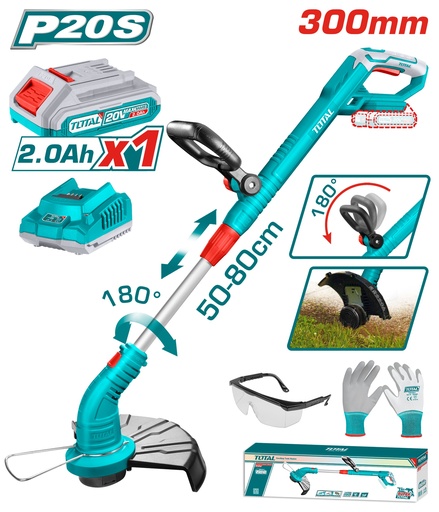 [TGTLI20301] 20VX2.0AH  Lithium-Ion grass trimmer Combo 1Battery+1Charger