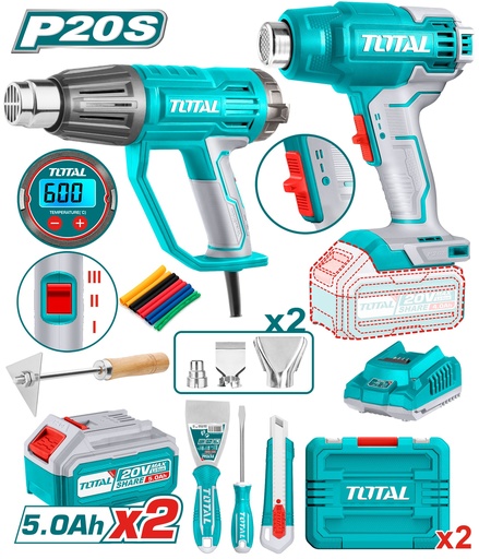 [UTOSLI250801] 20v décapeur thermique ensemble kit