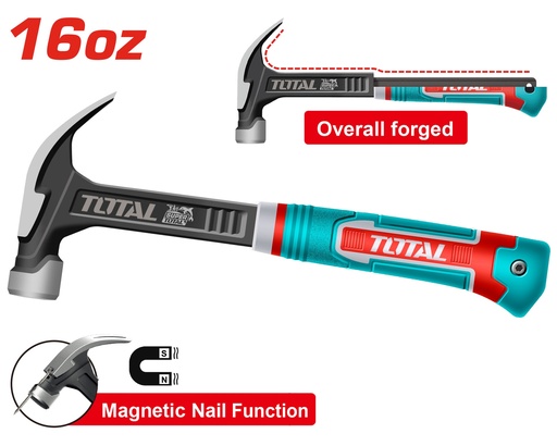 [THCH61016L] 16Oz Industrial Claw hammer