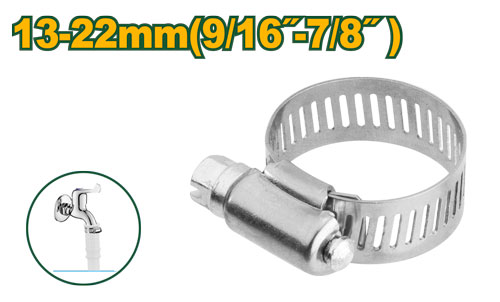 [UJDHU1904] 9/16 - 7/8 in. Stainless Steel Hose Clamp
