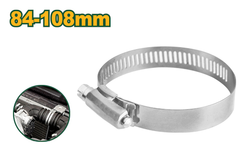 [JDHU2915] 3 1/3 - 4 1/4 in. Stainless Steel Hose Clamp