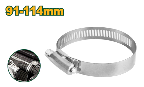 [JDHU2916] 3 9/16 - 4 1/2 in. Stainless Steel Hose Clamp