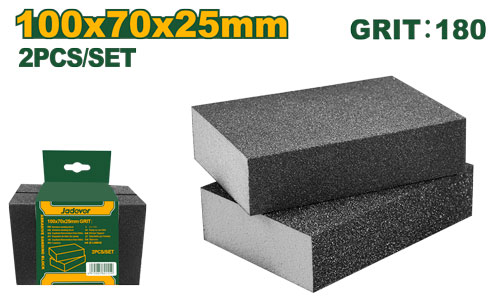 [JDUK2503] 4"X2-3/4"X1" Grit180 Abrasive sanding block set