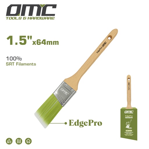 [OPB1564] 1.5" Premium Angular Sash Brush