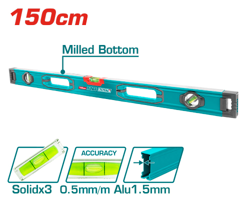 [TMT215028] 60" Spirit level(V-Shape Slot)