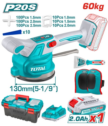 [UTTVLI20018] 20V Cordless tile vibration machine (1Battery+1Charger)